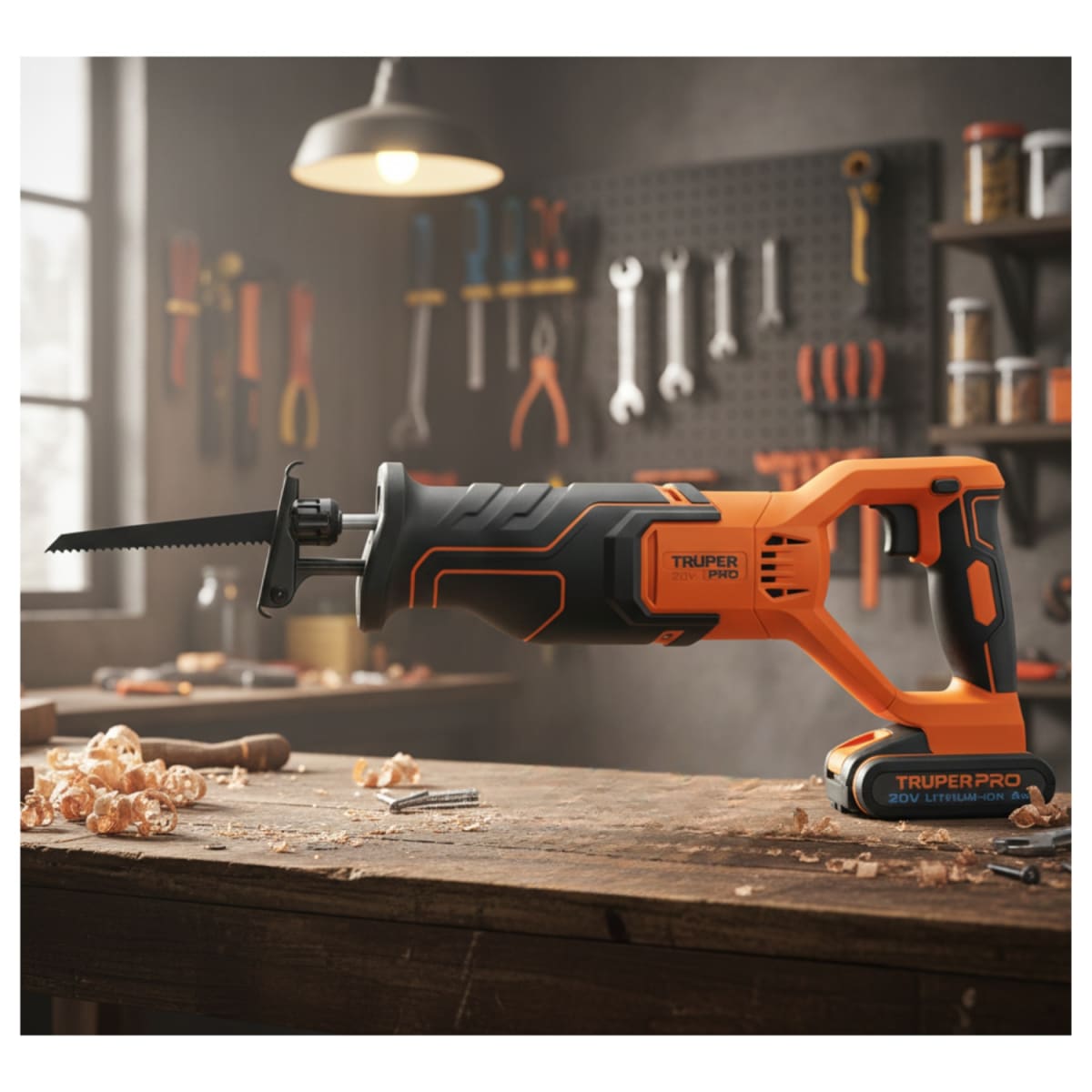 Sierra Sable 20V + 1 Bateria 4Ah + Cargador Truper2