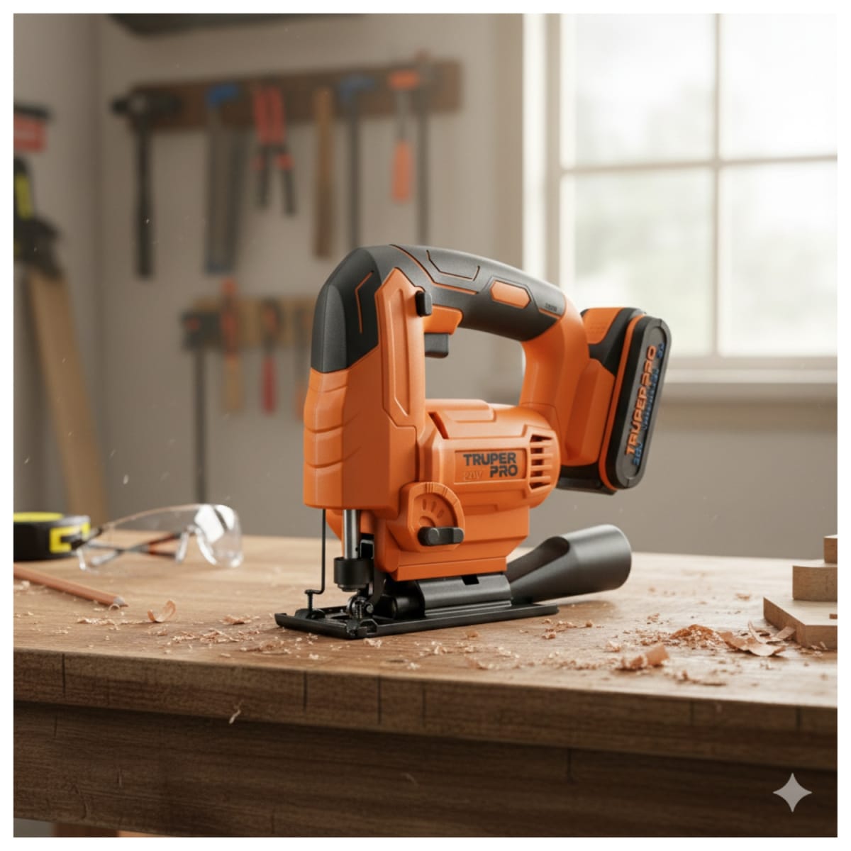 Sierra Caladora 20V + 1 Bateria 2Ah + Cargador Truper3