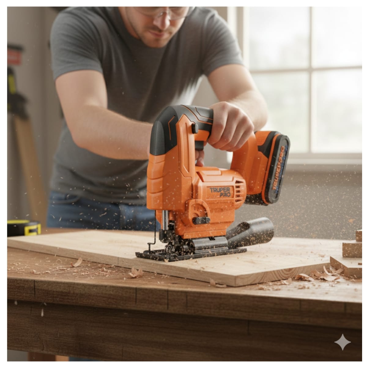 Sierra Caladora 20V + 1 Bateria 2Ah + Cargador Truper2