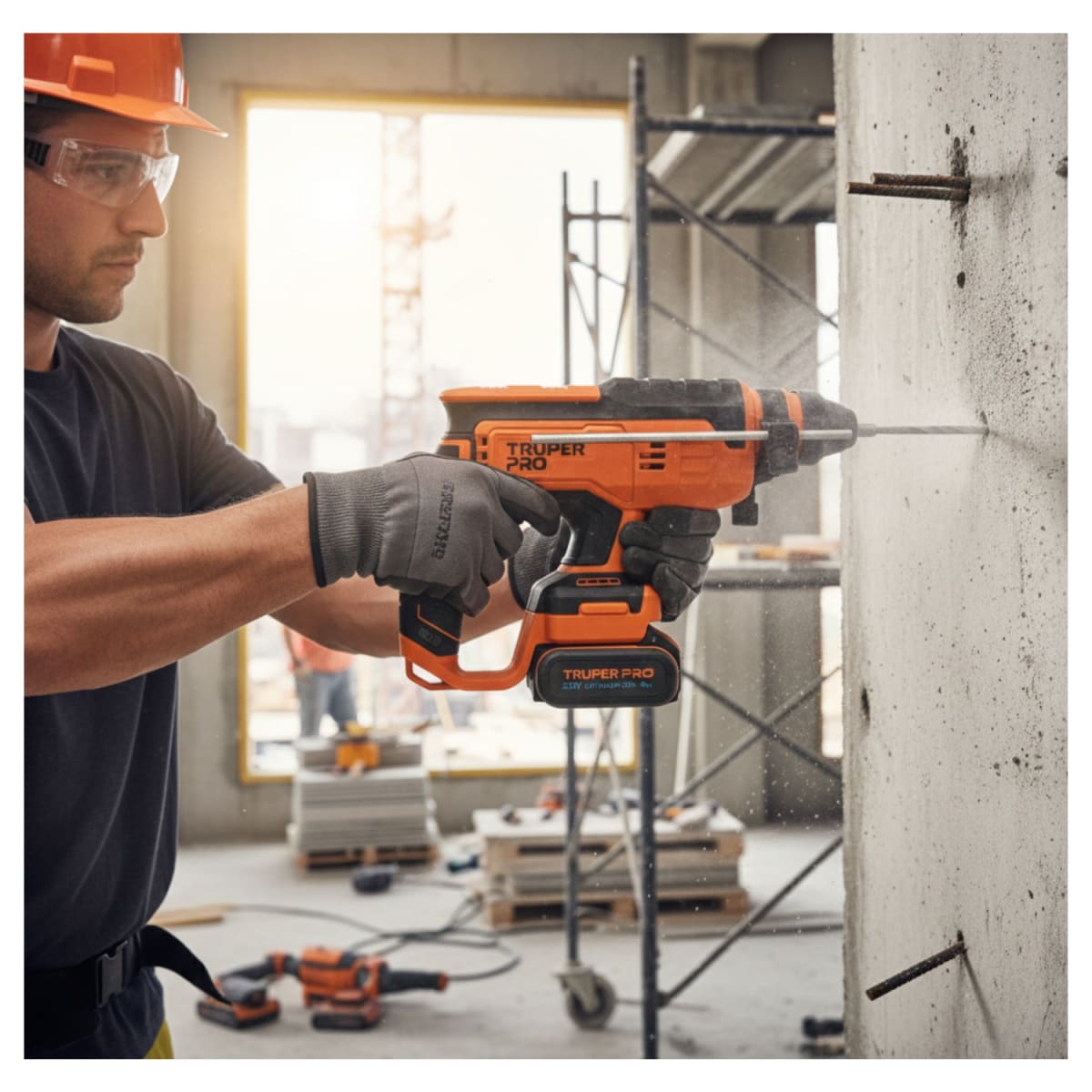 Rotomartillo SDS Plus 20V + 1 Bateria 4 Ah + Cargador Truper3