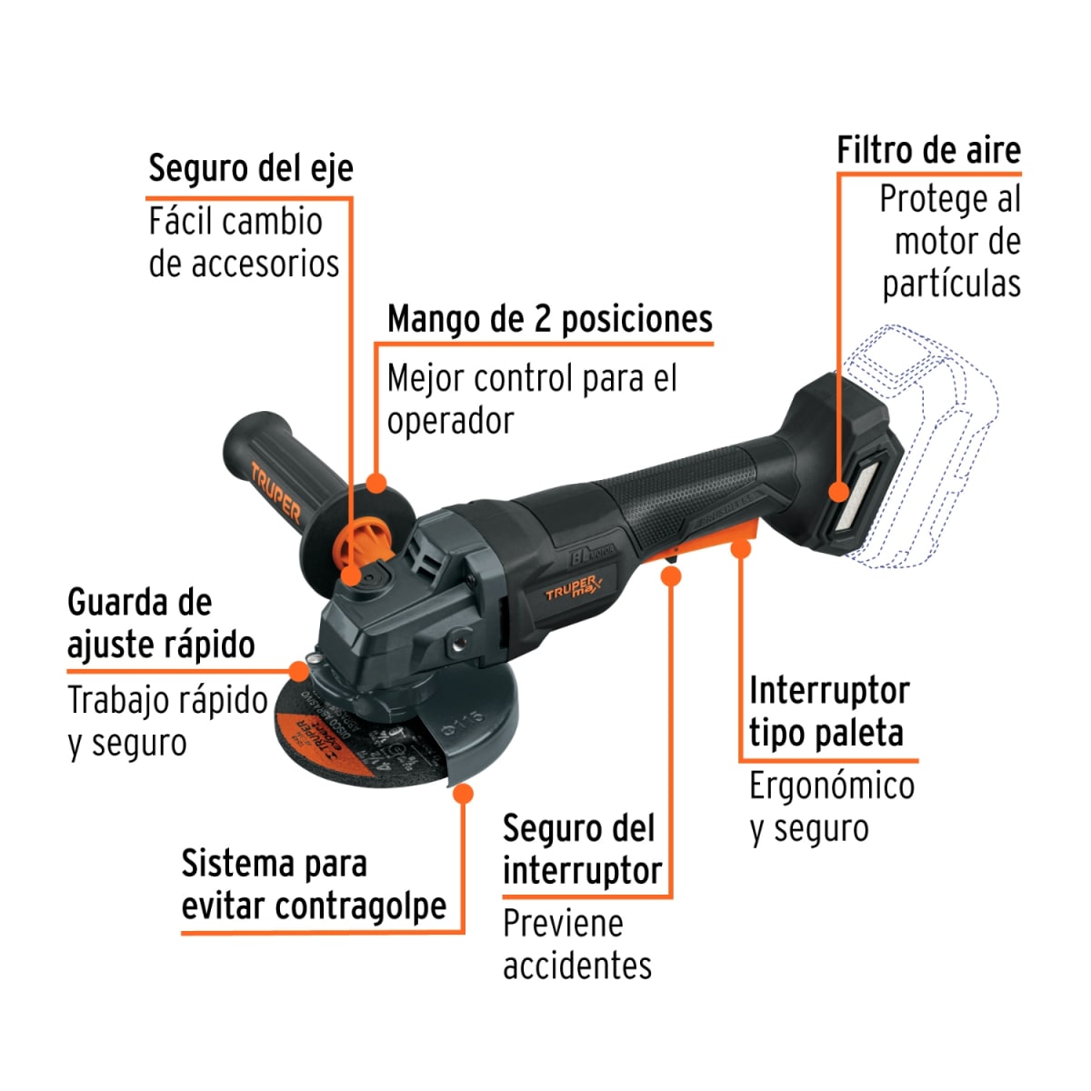 Amoladora 4 1/2