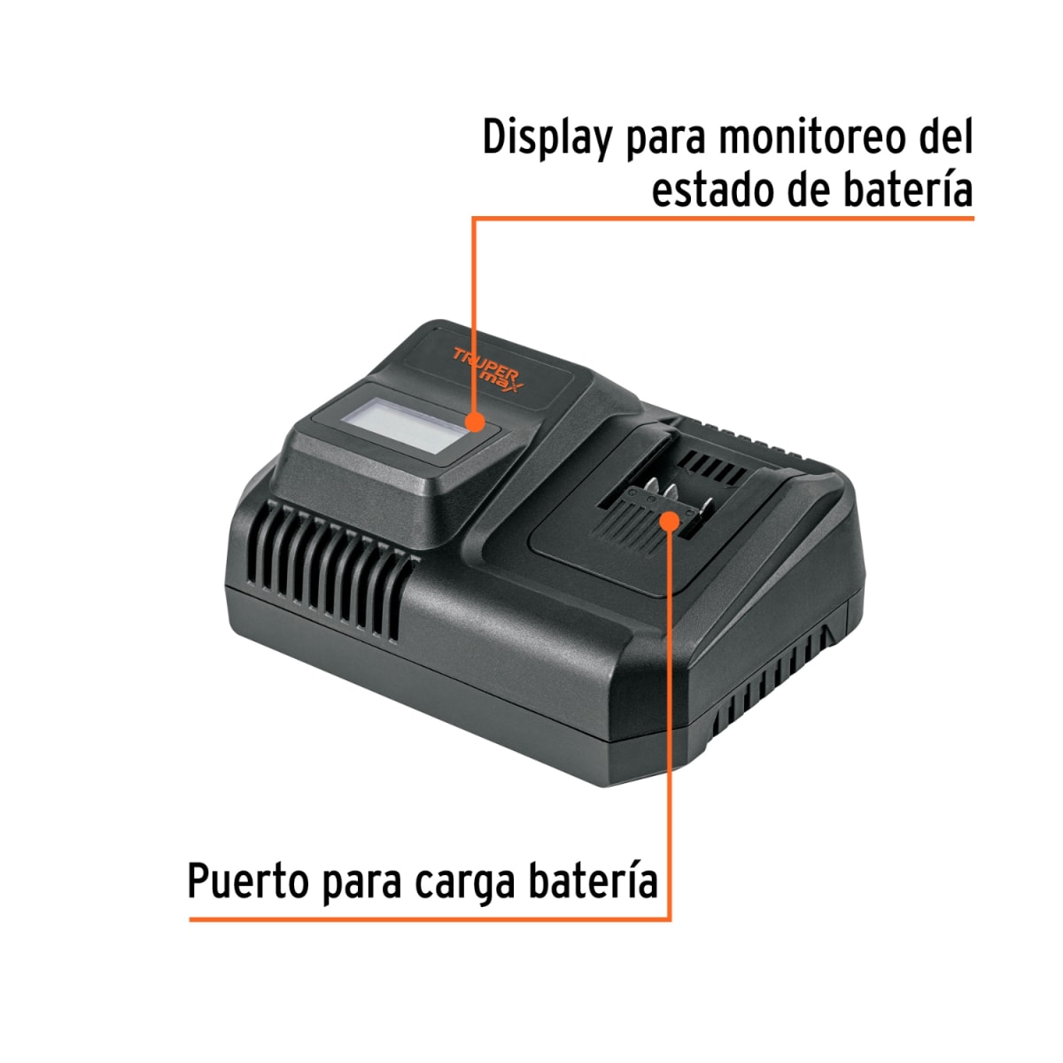 Cargador Dual de baterias 20V Truper Max2