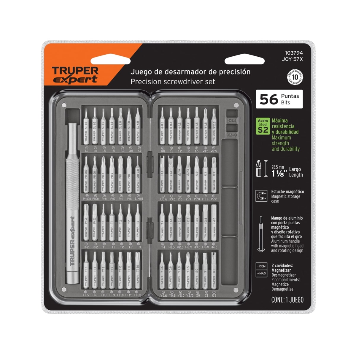 Juego de Desarmador Joyero con 56 puntas TRUPER5