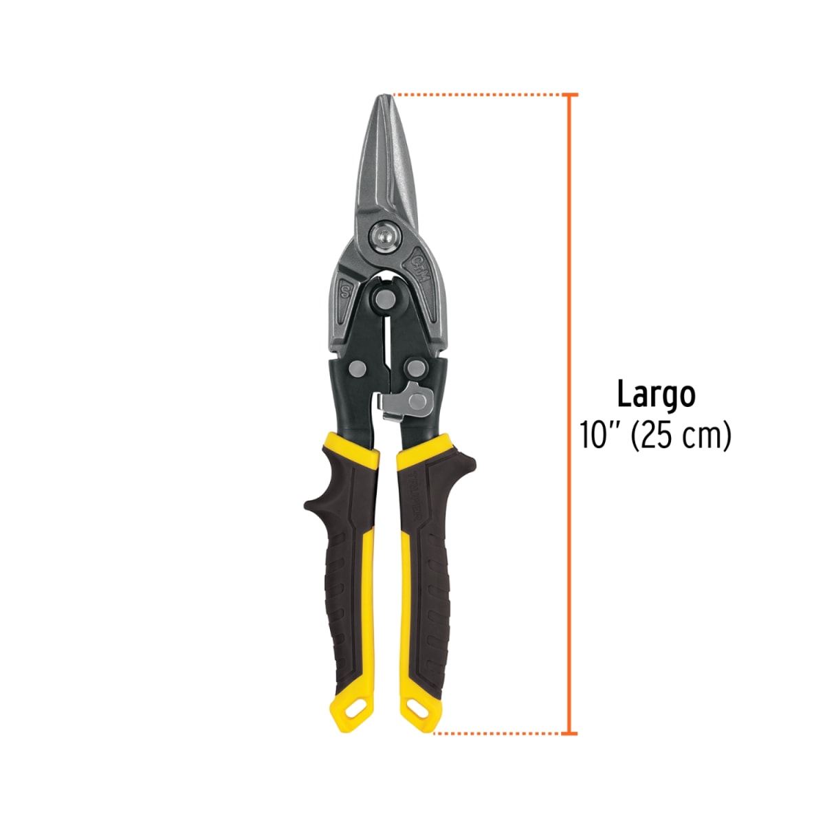 Tijera de Aviación Recta Dentada 10