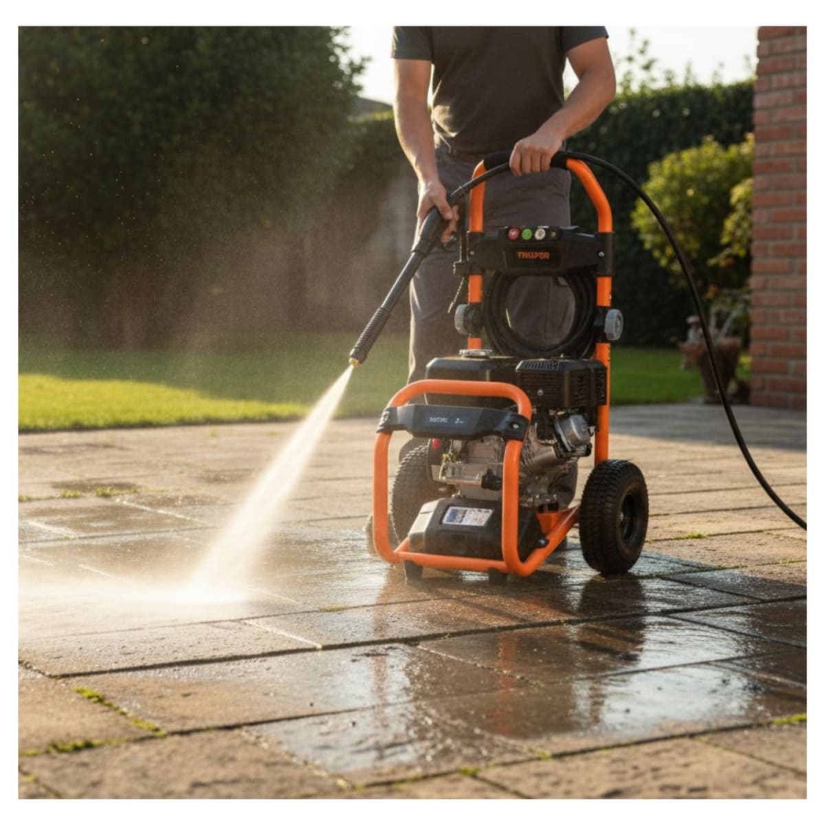 Hidrolavadora con motor a gasolina 2800 PSI Truper2