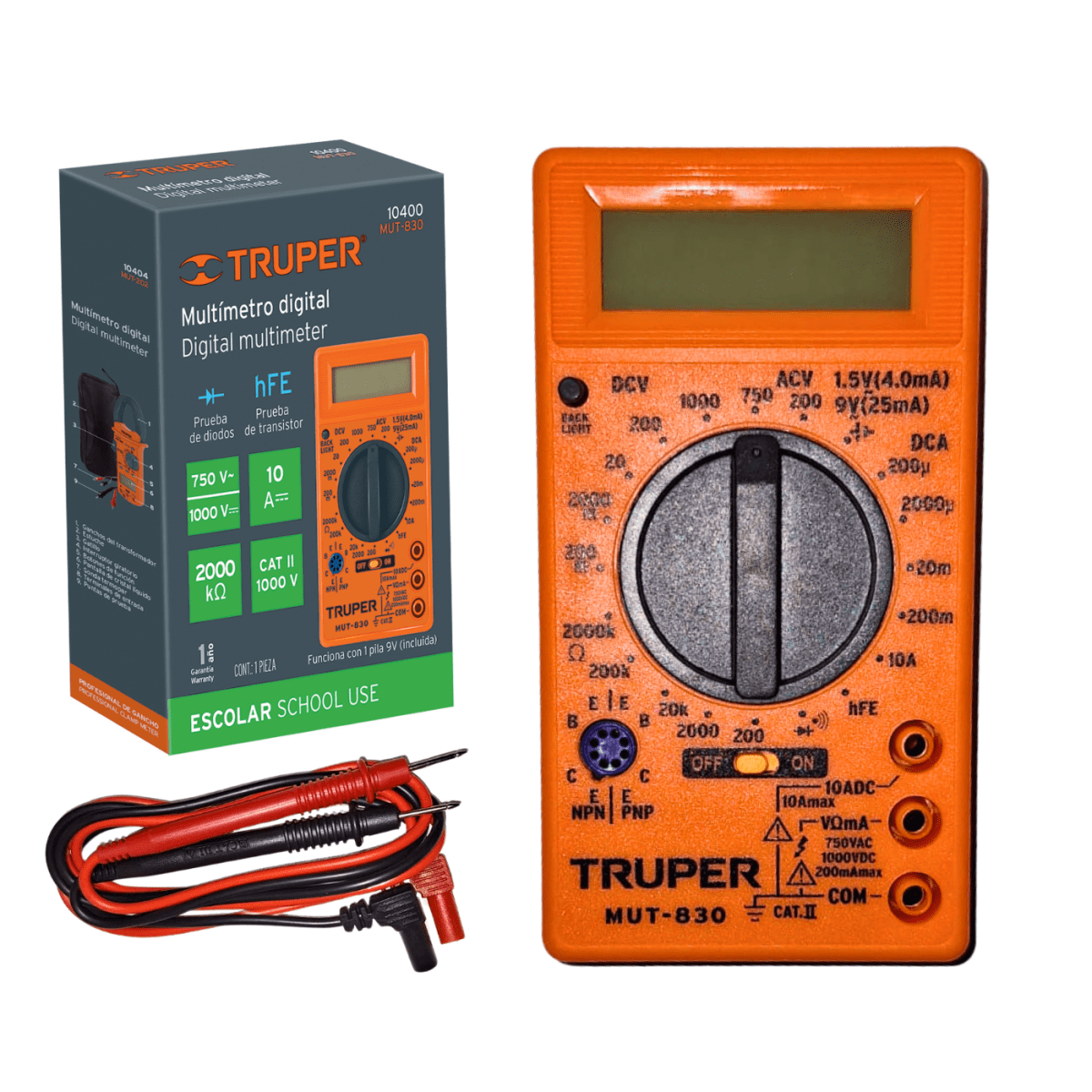 Multimetro Digital Multitester Truper6