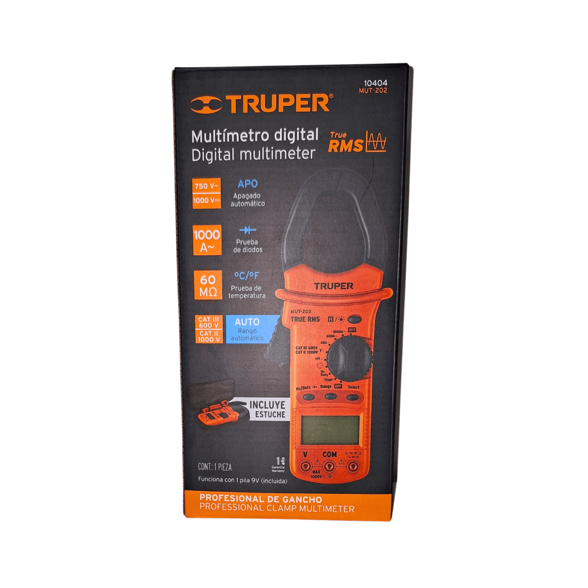 Combo Pinza amperimetrica con Probador de corriente Truper6