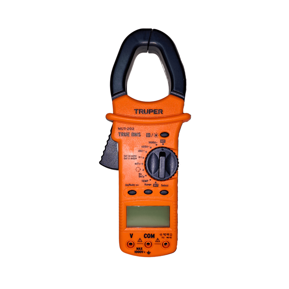 Multimetro para mantenimiento industrial con gancho Truper3