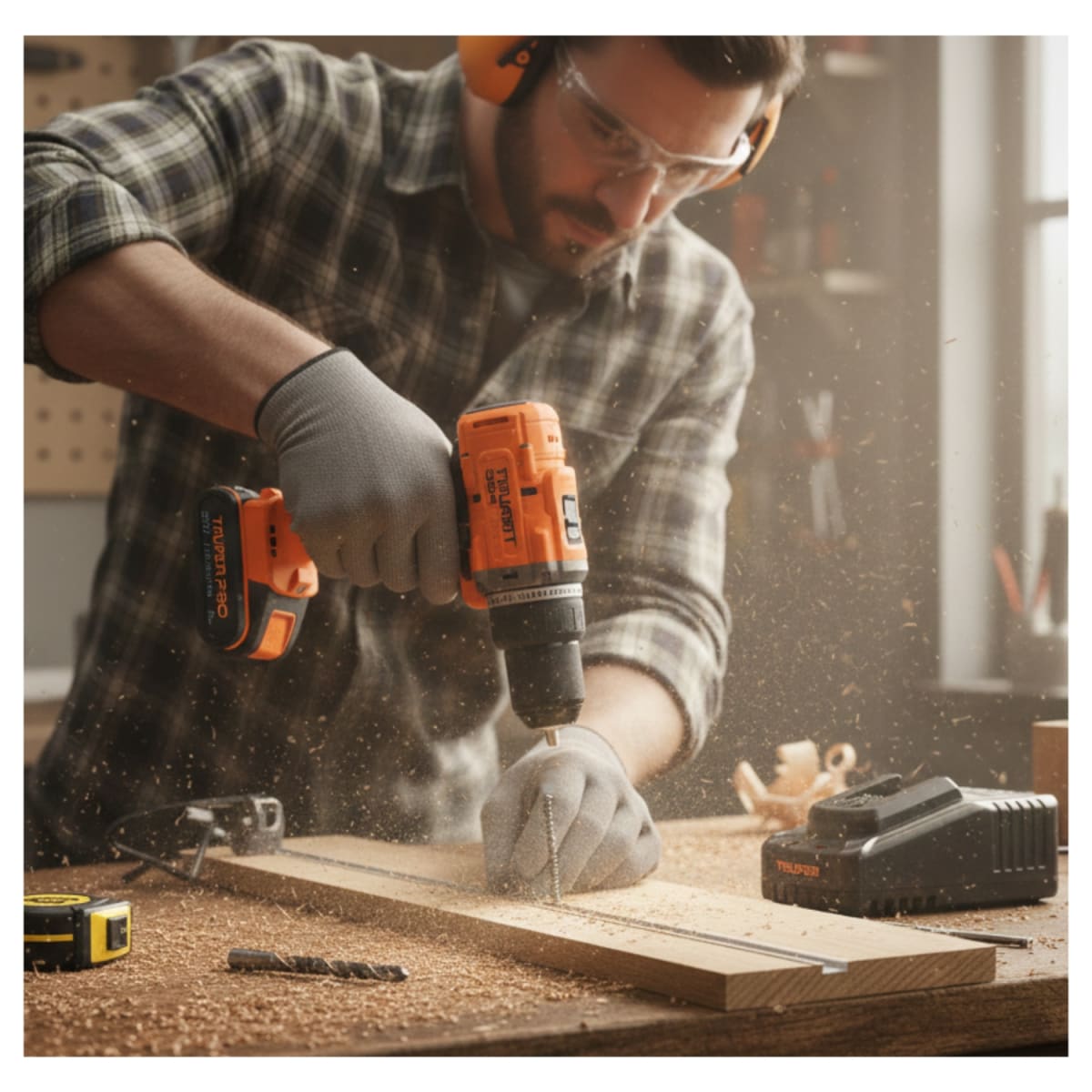 Taladro Percutor 20V + 2 Baterias 2 Ah + Cargador Truper3