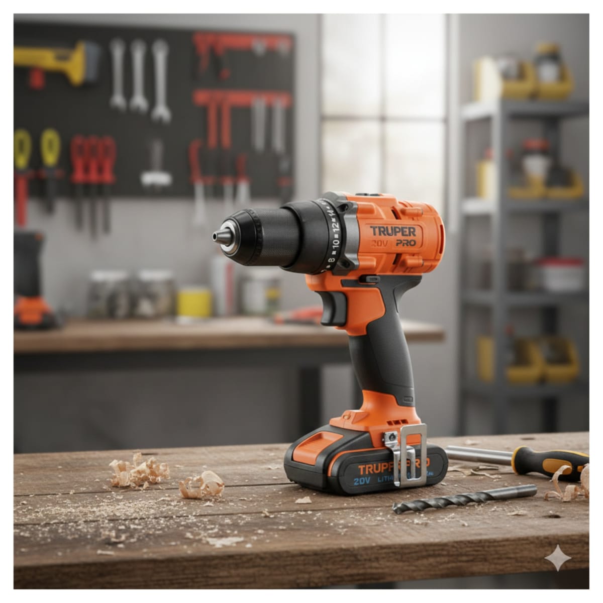 Taladro Atornillador 20V + 1 Bateria 2Ah + Cargador Truper2