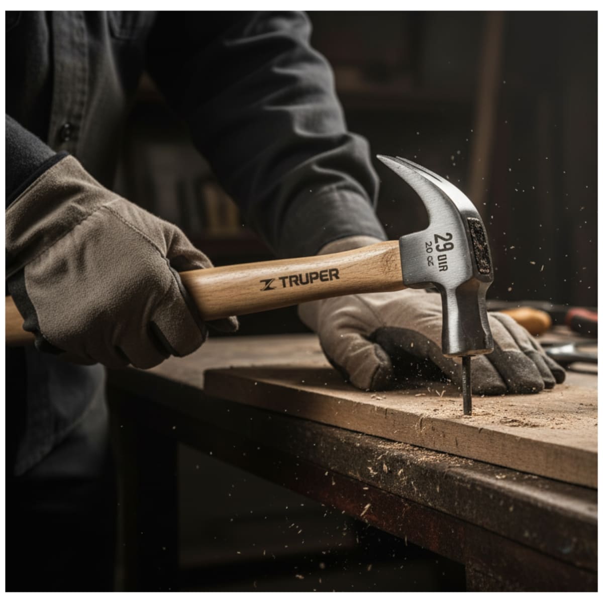 Martillo mango de madera 29 mm (20 oz ) Truper4