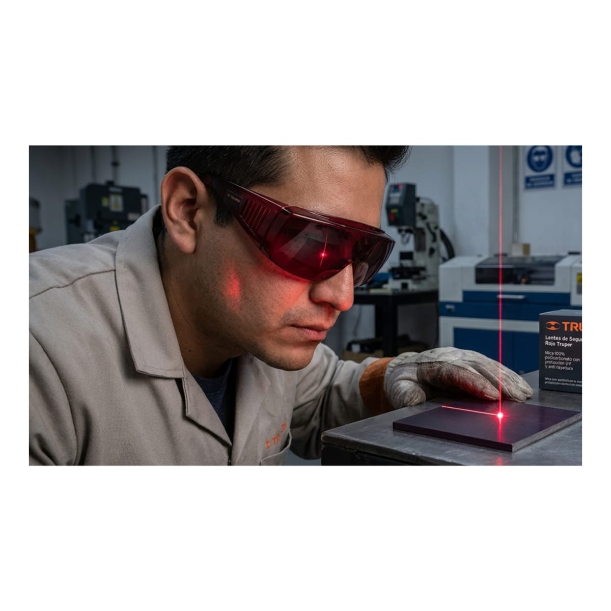 Lentes de Seguridad para Laser Rojo Truper2