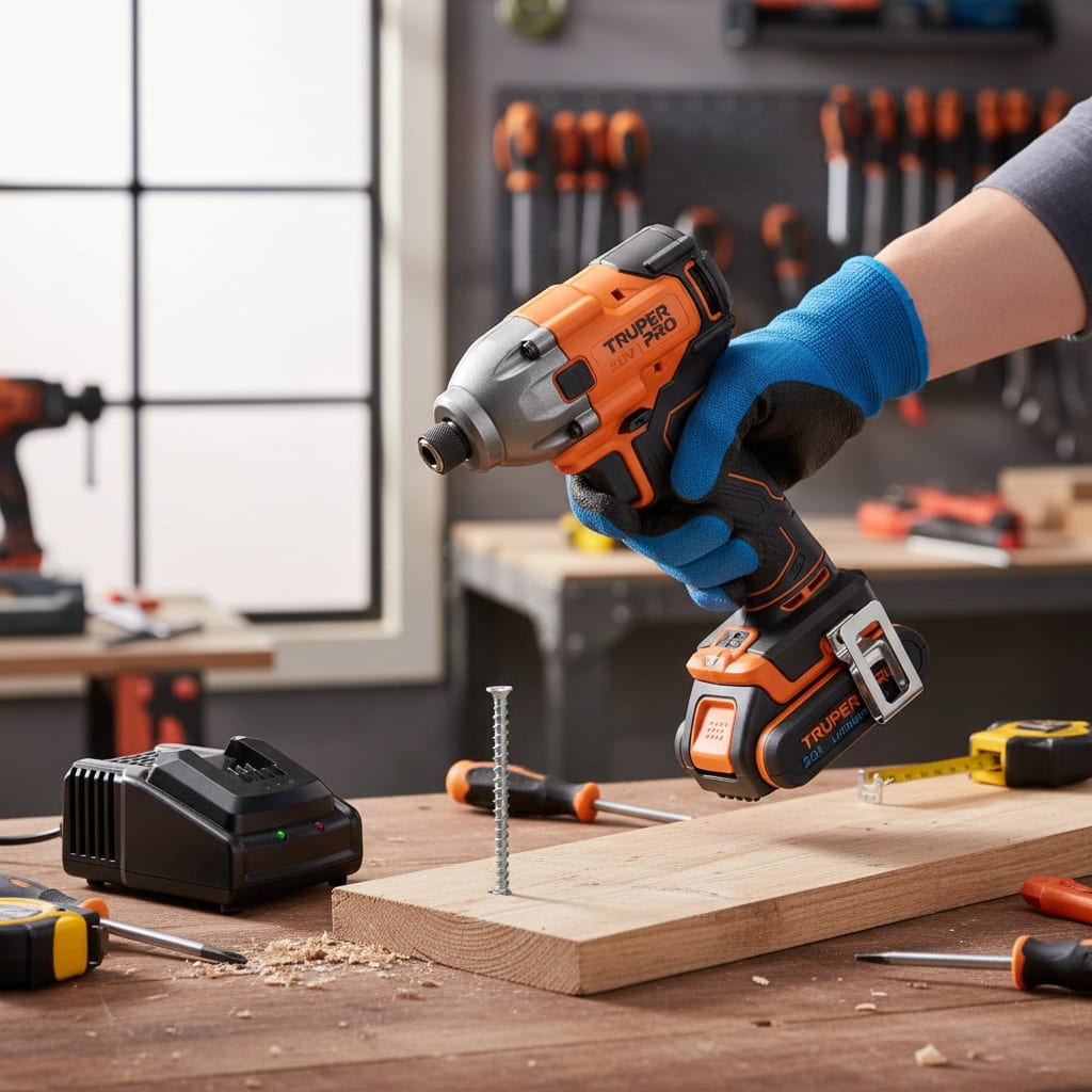 Atornillador de Impacto 20V +1 Bateria 2Ah+ Cargador Truper3