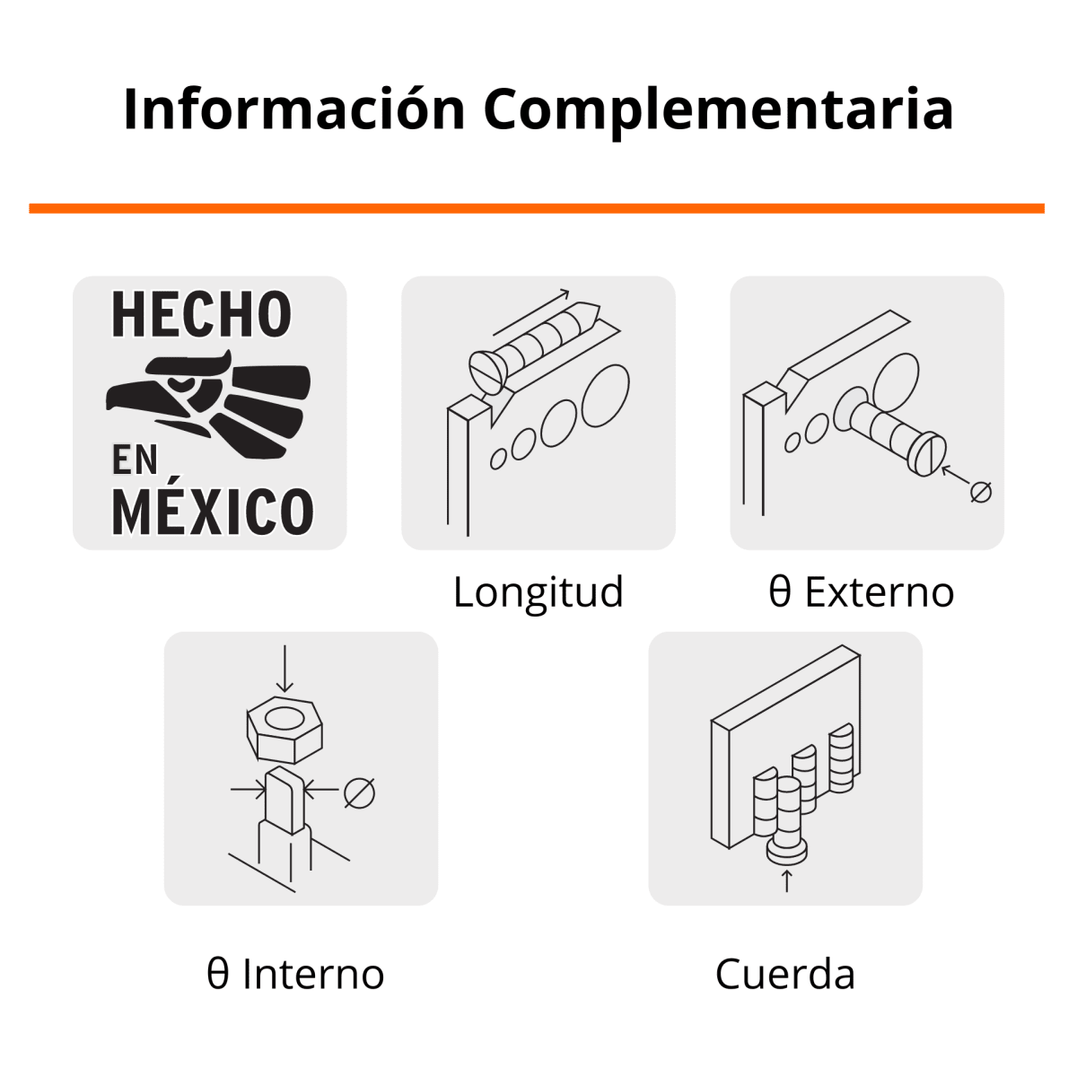 Regleta medidora de tuercas y tornillos 22 cm Truper3