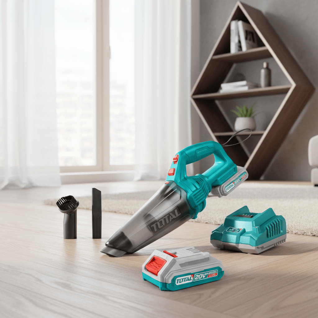 Aspiradora 0.5 litros 20v + 1 bateria 2ah + cargador Total2