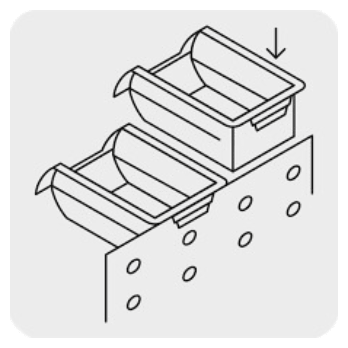 Bandeja Apilable de Plástico 34x21x15 cm 10891 Truper5
