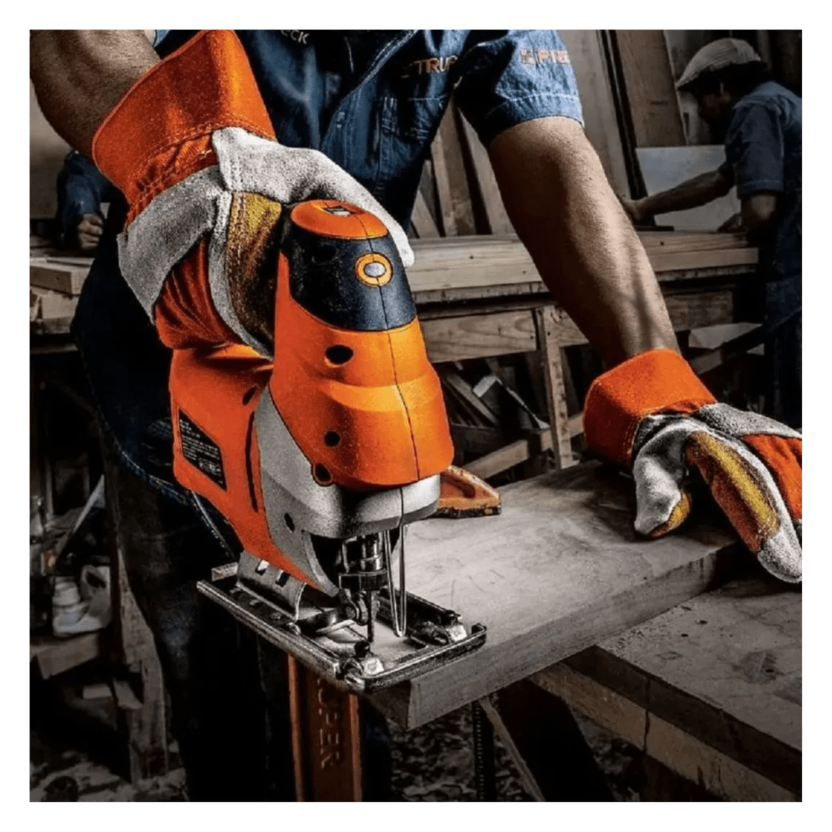 Combo sierra circular 1500w + caladora 750w  + lijadora orbital 5