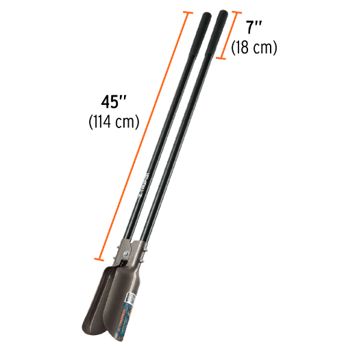 Cavador mango de acero 45