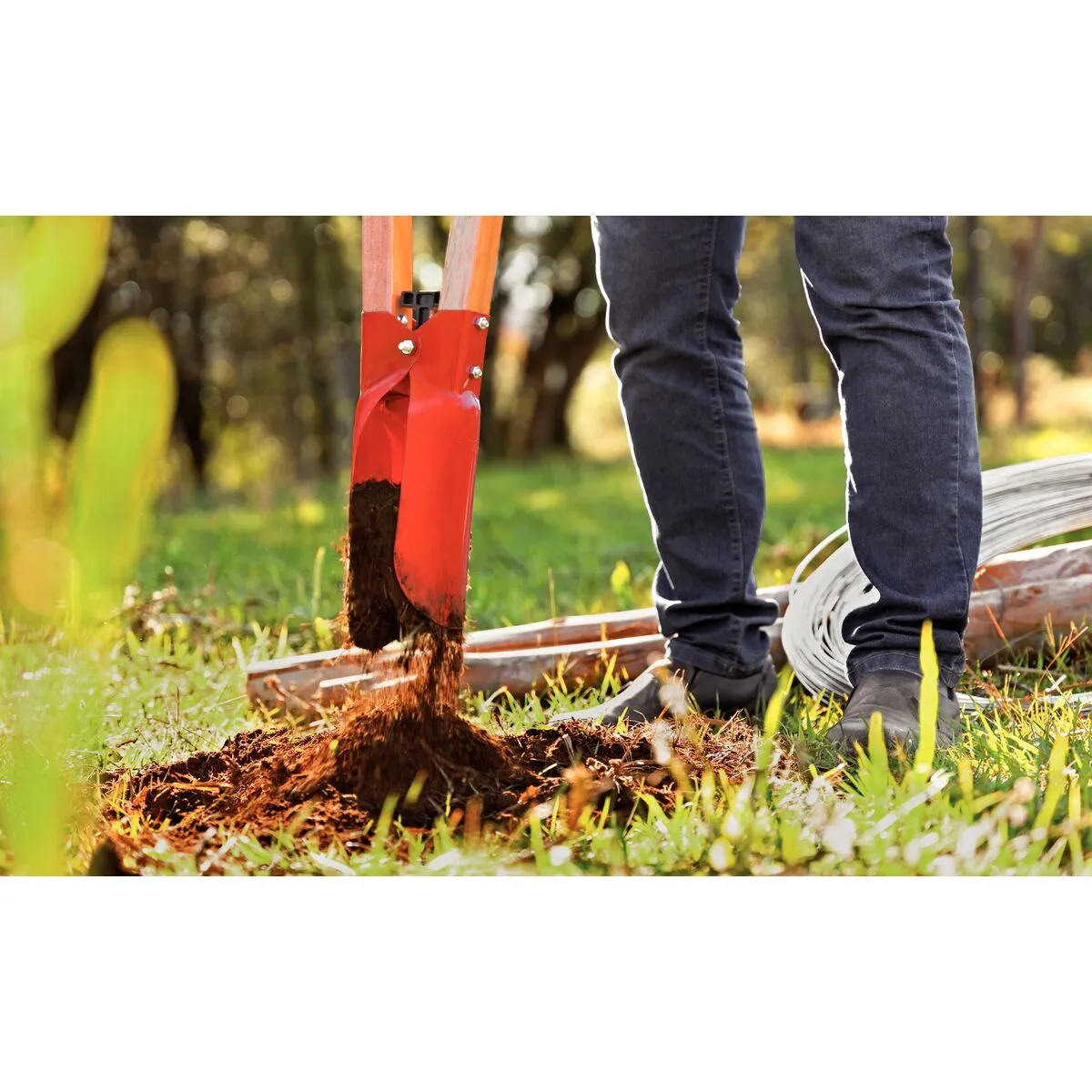 Cavador mango de acero 45