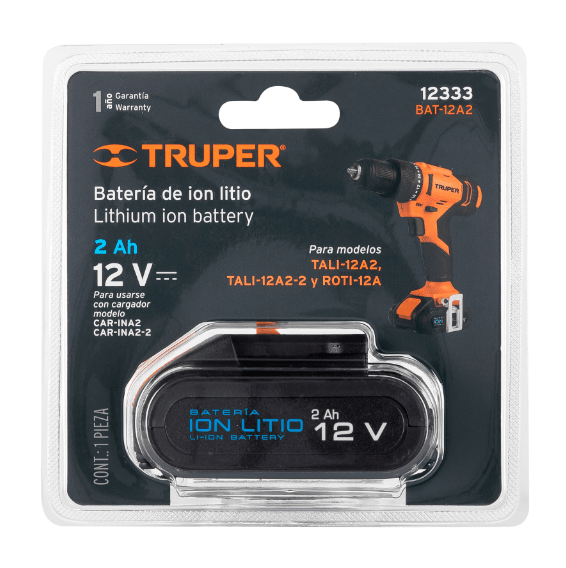 Bateria de Ion Litio para Taladro 12V Truper2