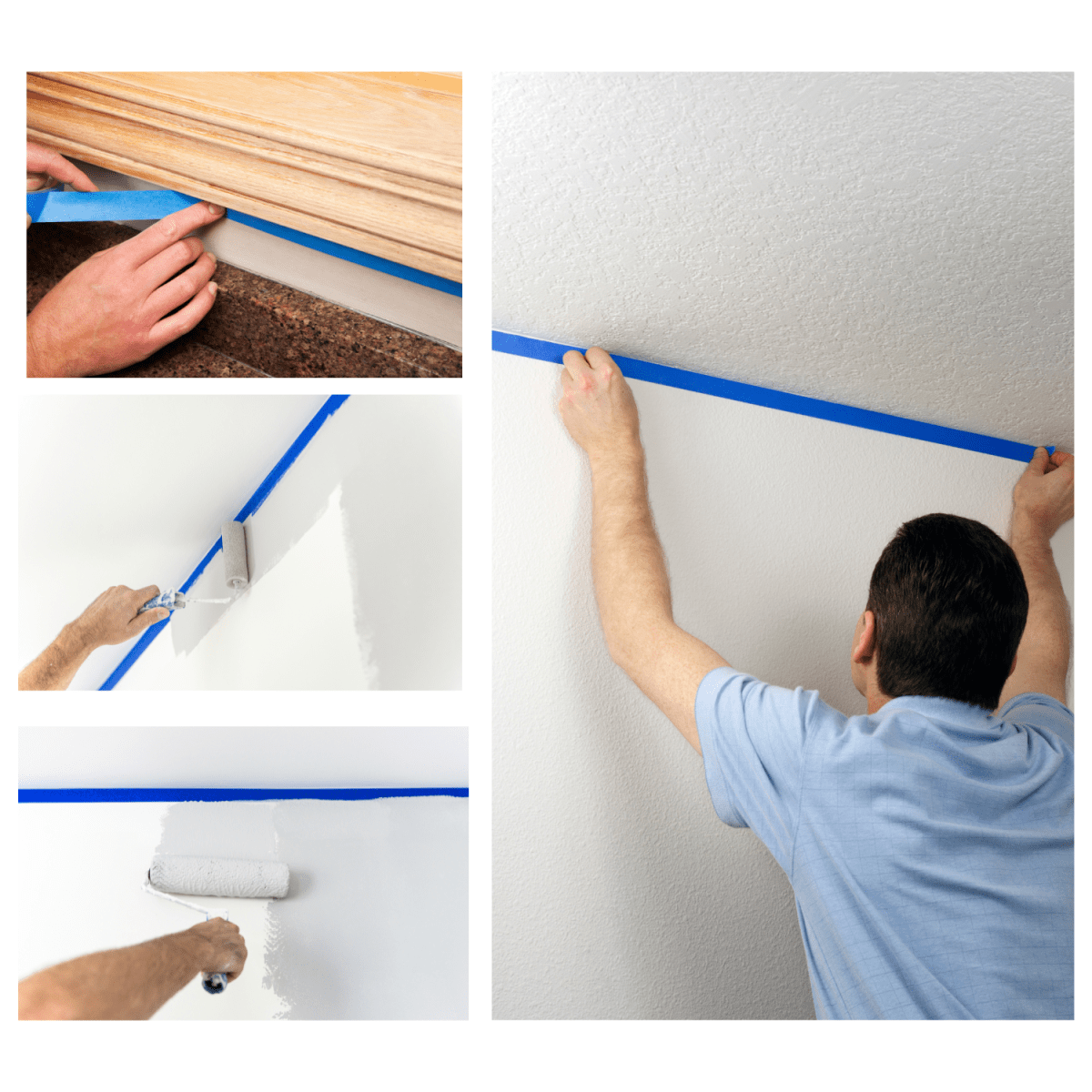 Cinta masking azul para pintor 50m de 2