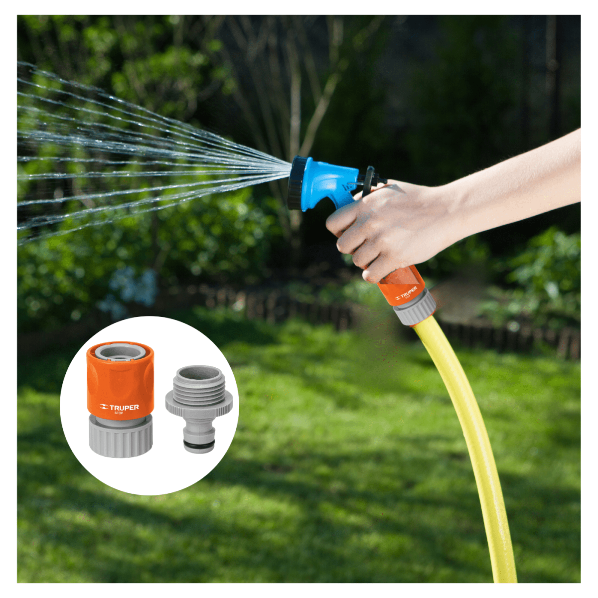 Conector rápido de ABS 3/4