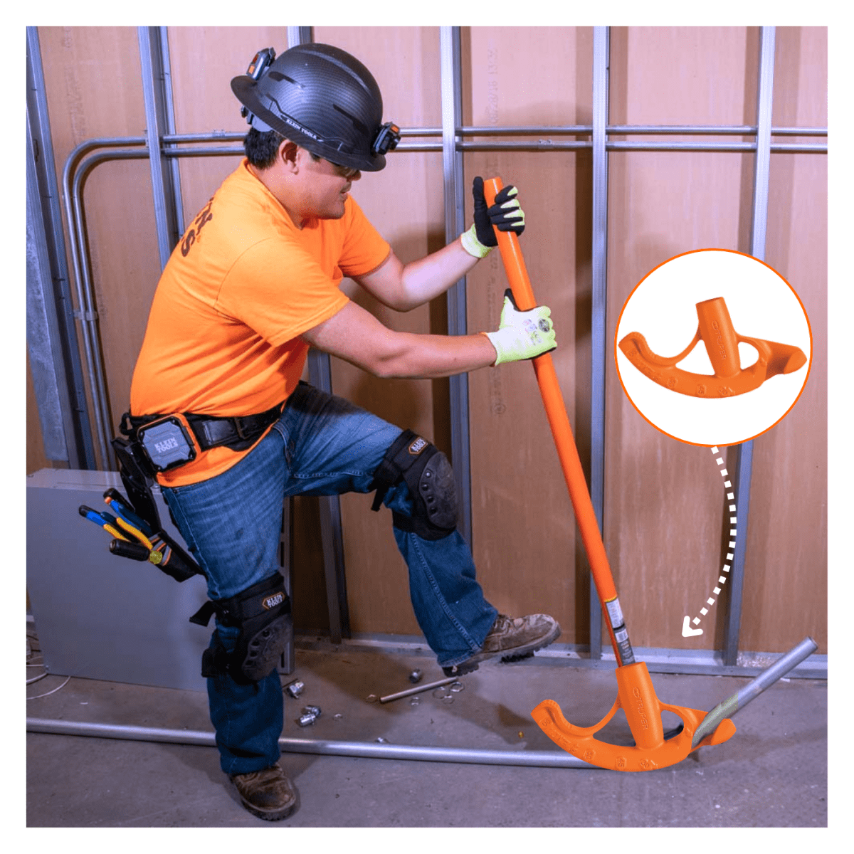 Doblador de tubo conduit 3/4 pulgada Truper4