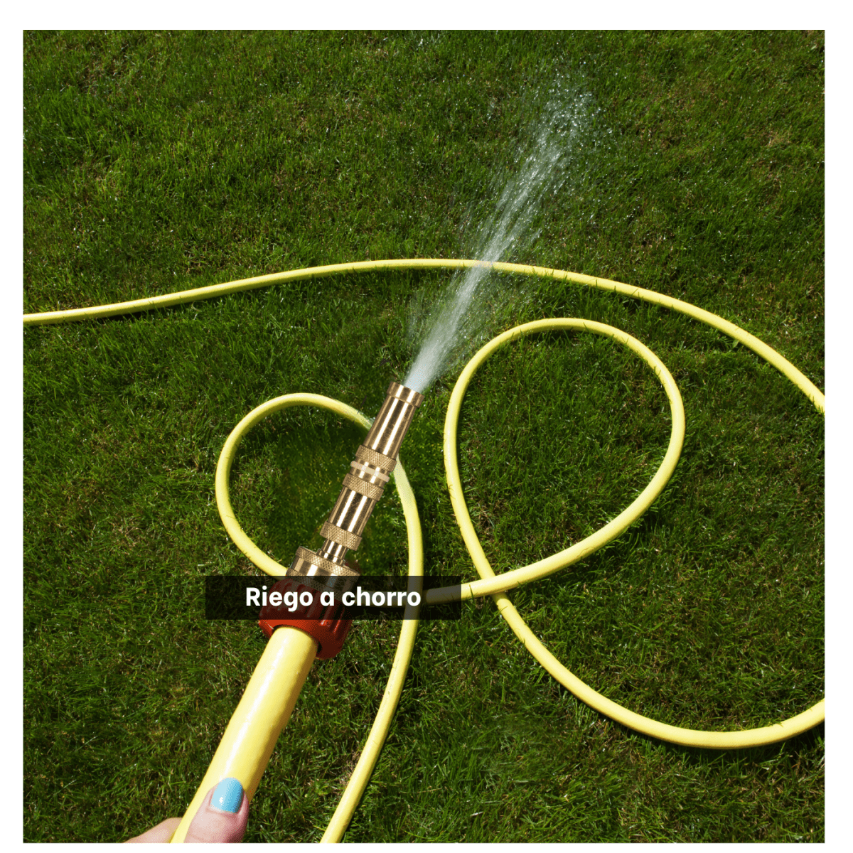 Chiflón 4´´ de latón maquinado para manguera, Truper5