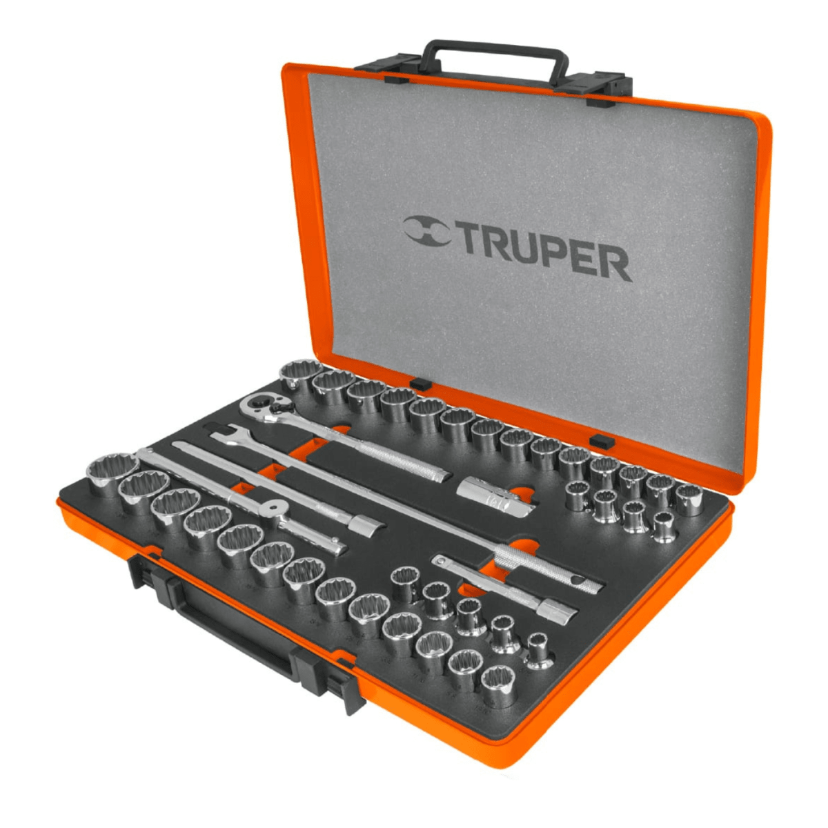 Juego de 42 herramientas mixtas encastre 1/2