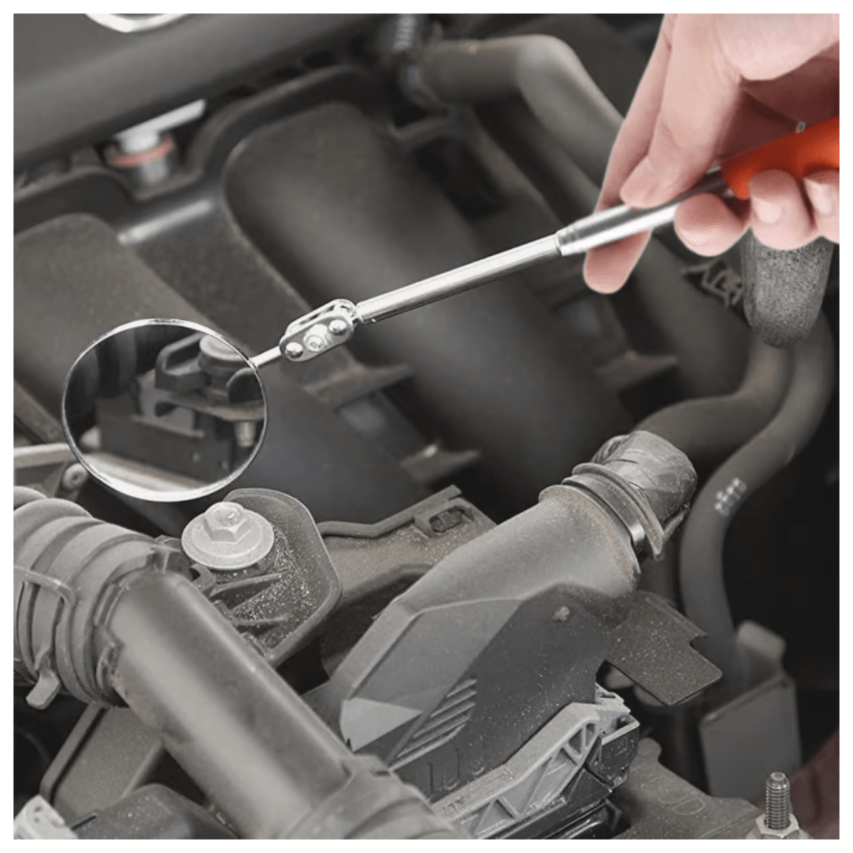 Espejo circular telescópico de inspección 5 cm Truper4