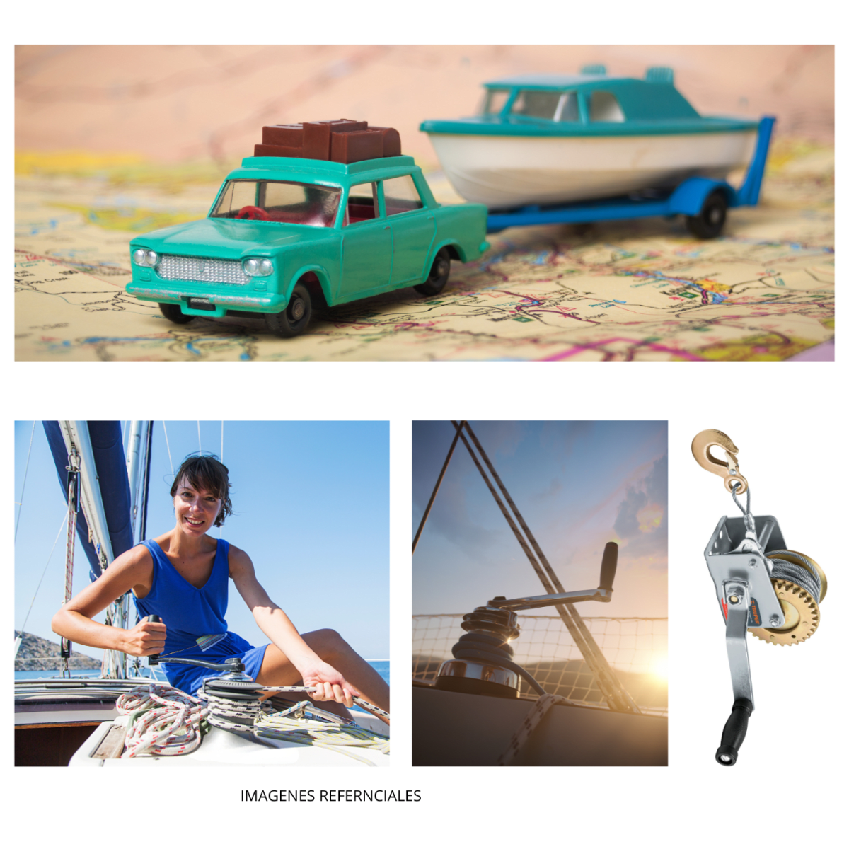 Templadora con ratchet de manivela 300 kg con cable, Truper3