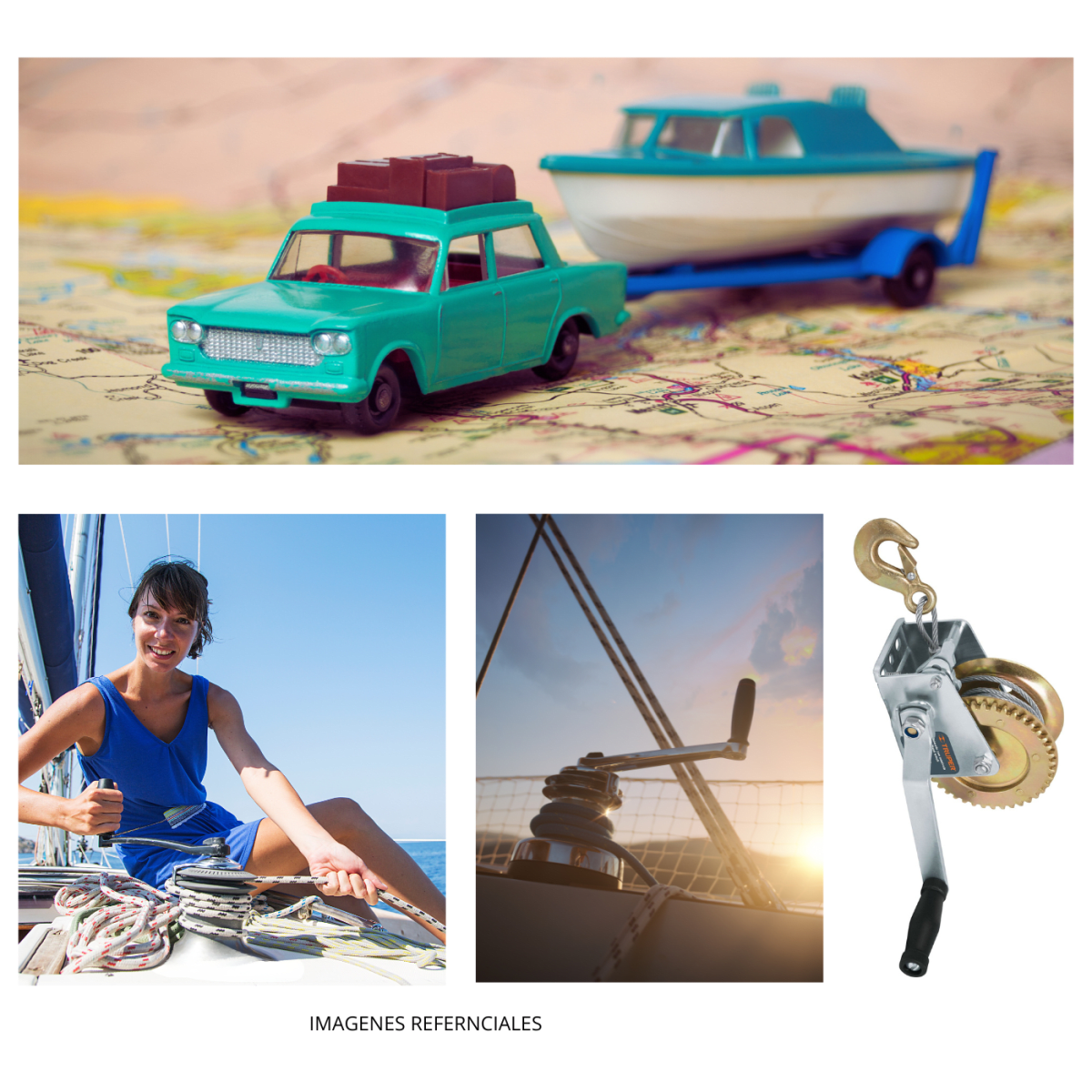 Templadora con ratchet de manivela 650 kg con cable, Truper3