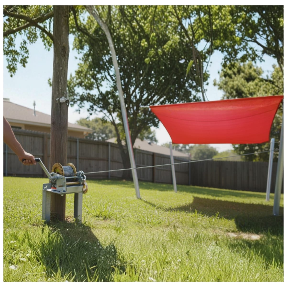 Templadora con ratchet de manivela 1100 kg con cable, Truper2