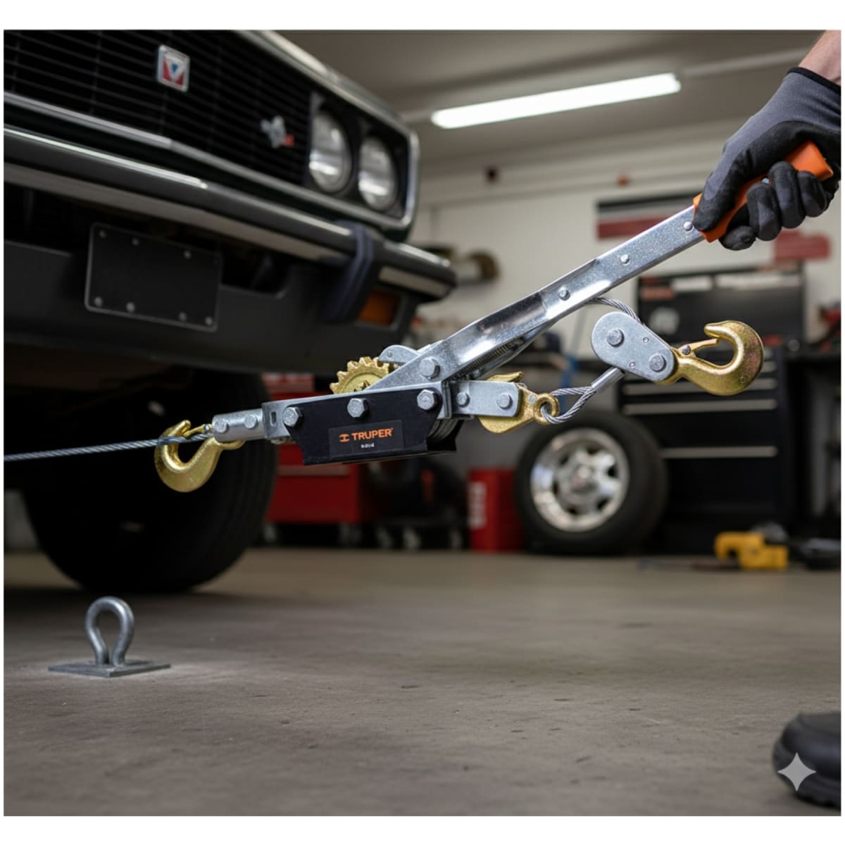Templadora con ratchet de 4 toneladas, Truper3