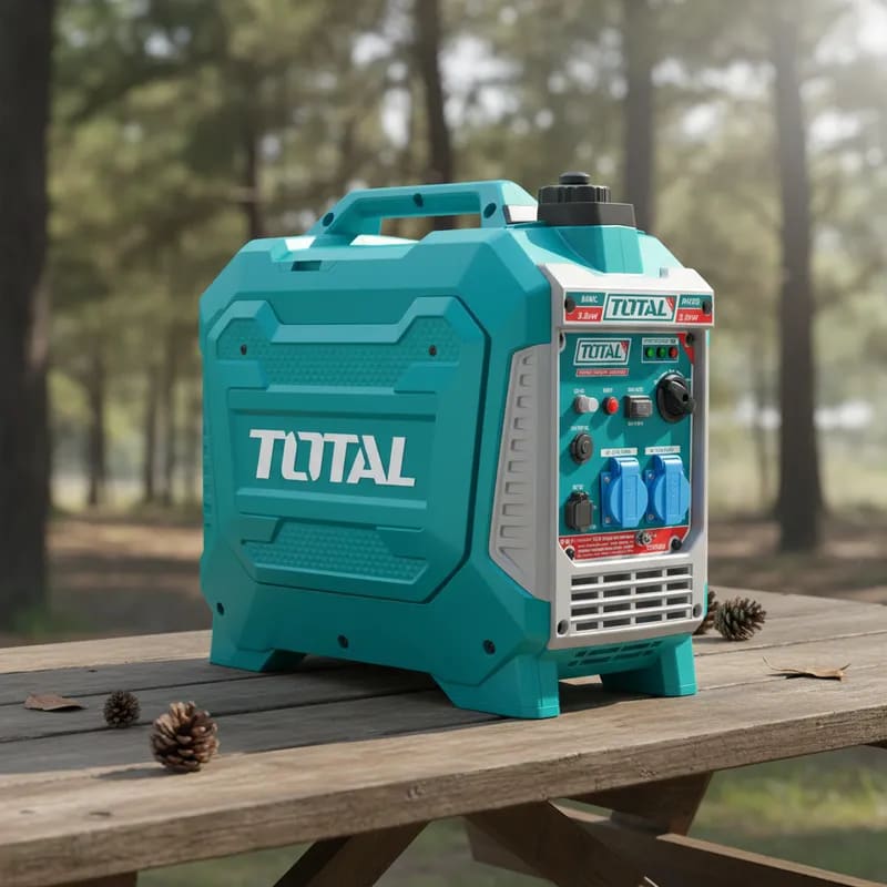 Generador gasolinero silencioso encapsulado 3200w Total2