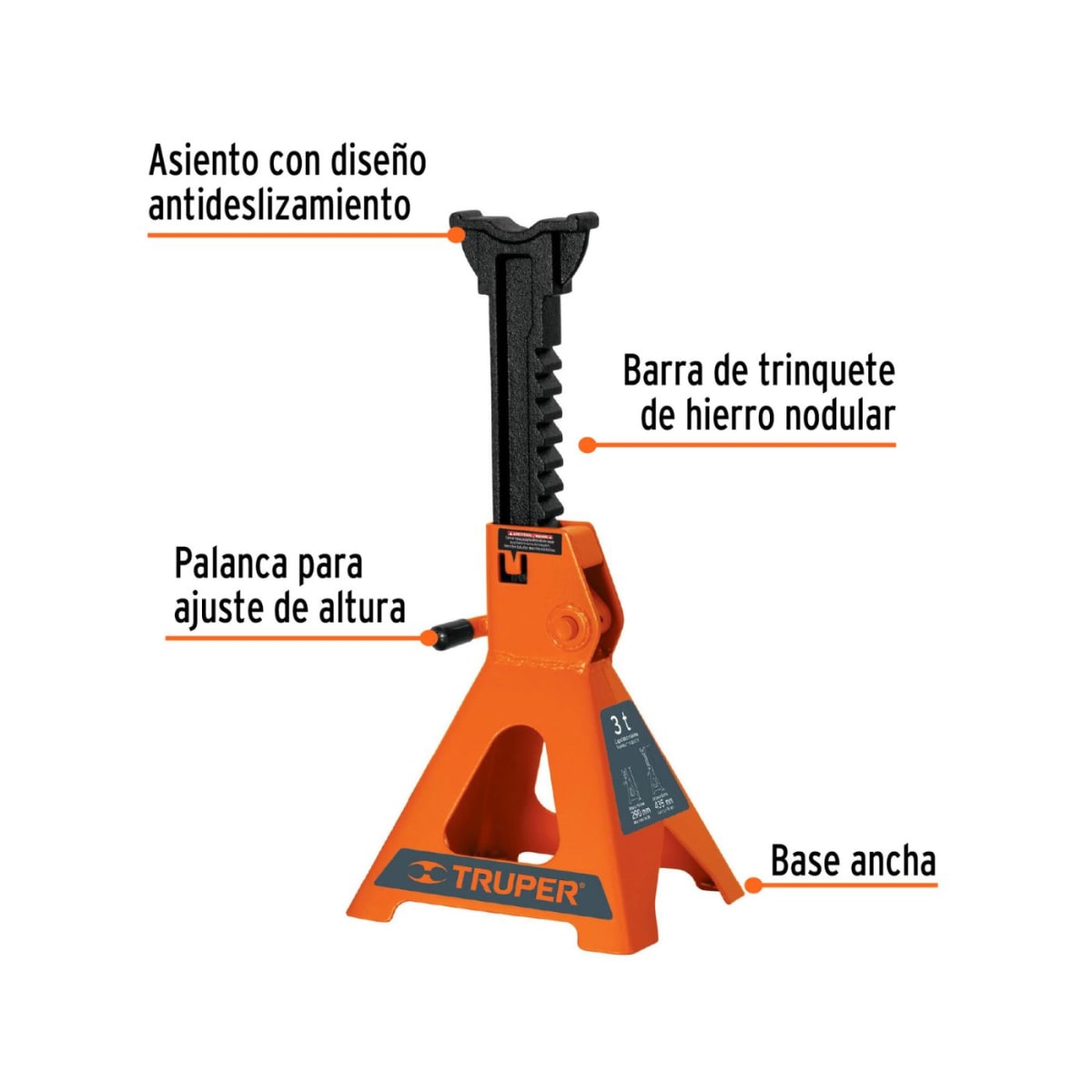 Combo gata 2 tn + caballete 3tn + caja de herramientas Truper3