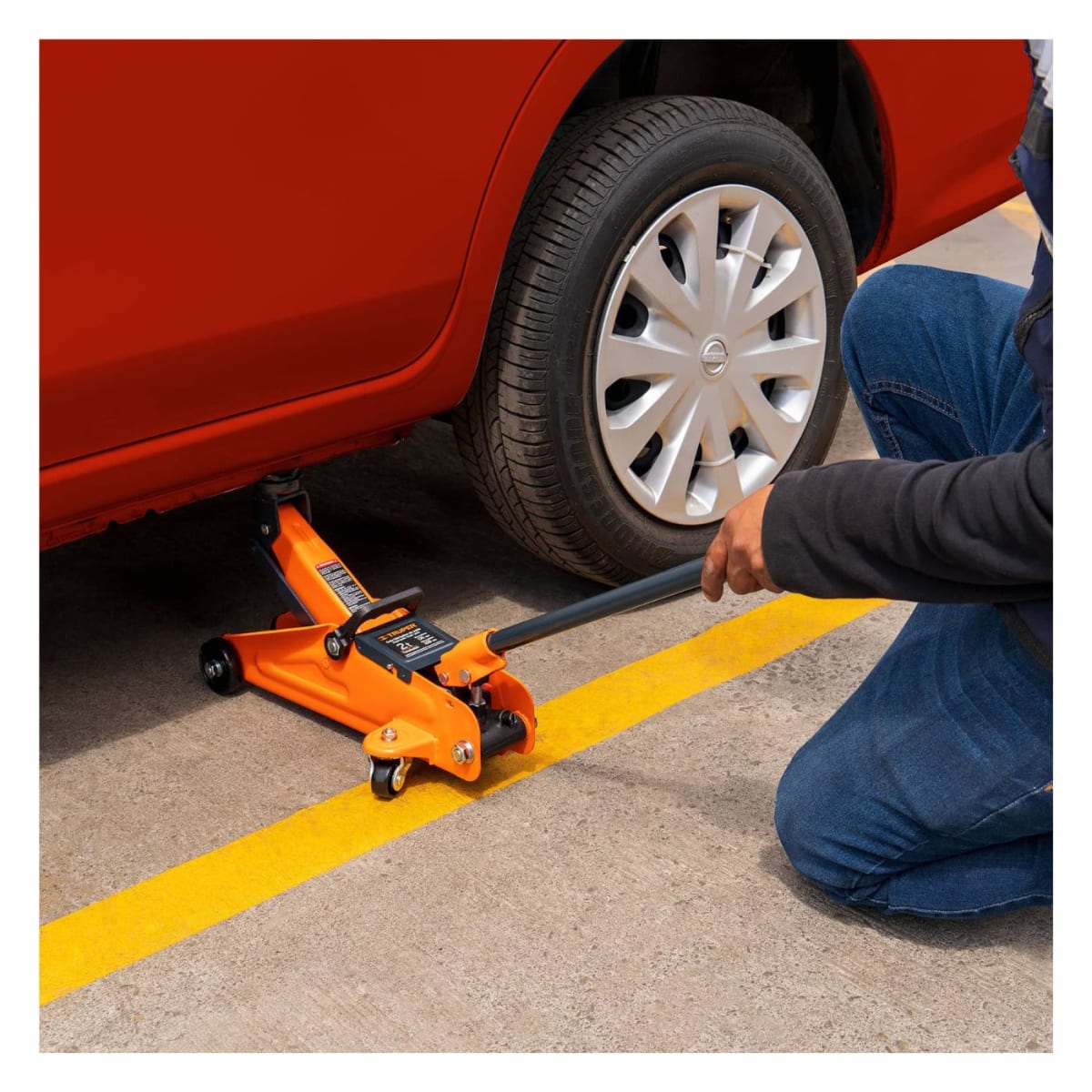 Combo gata 2 tn + caballete 3tn + caja de herramientas Truper8