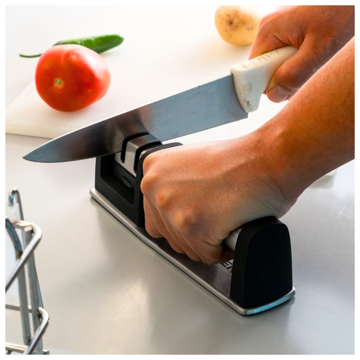 Afilador de cuchillo para cocina Premium Truper4