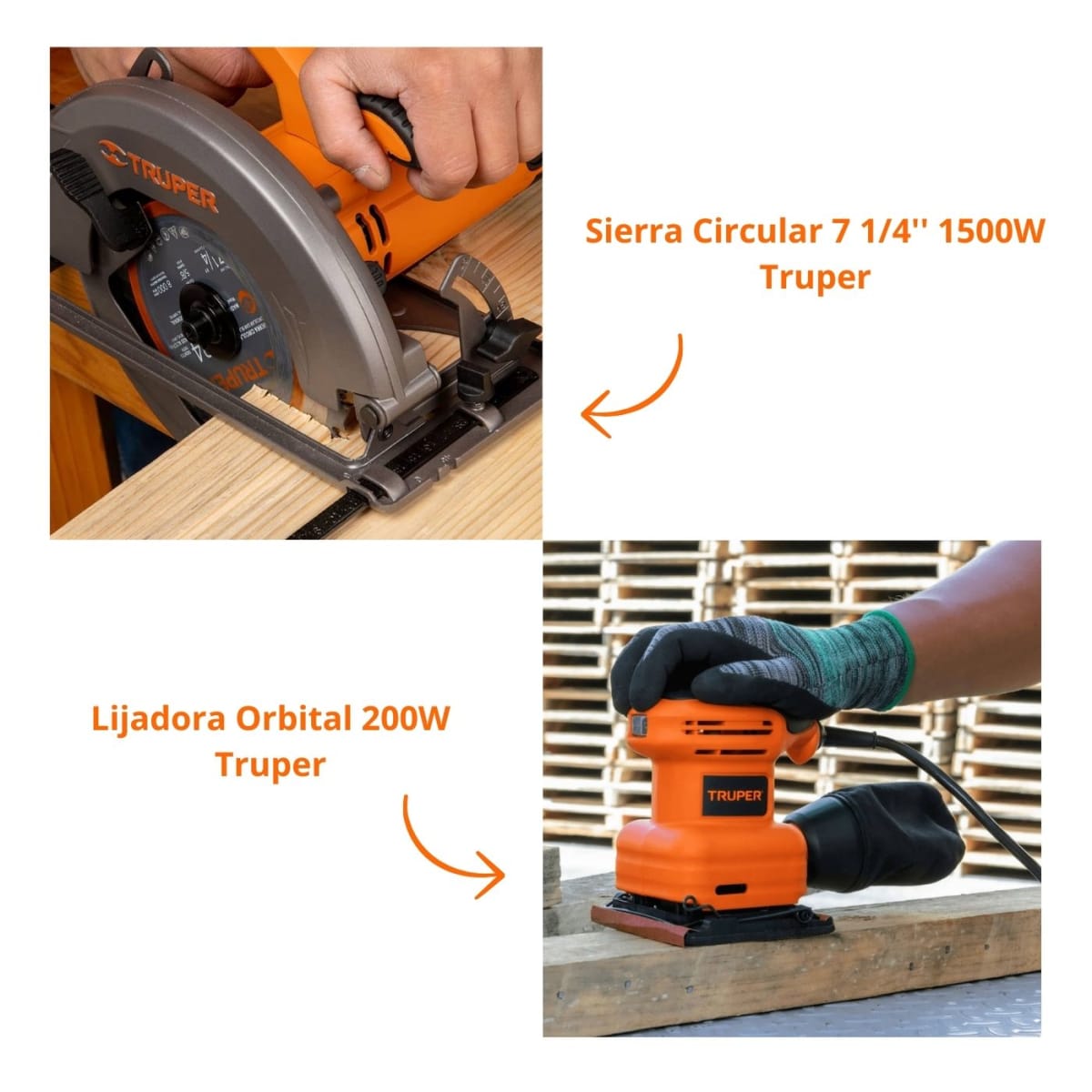 Combo Sierra Circular caladora amoladora taladro lijadora Truper6