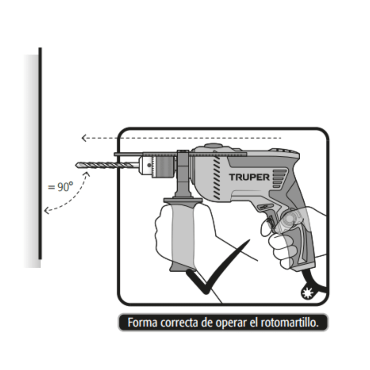Taladro Percutor Profesional 1/2