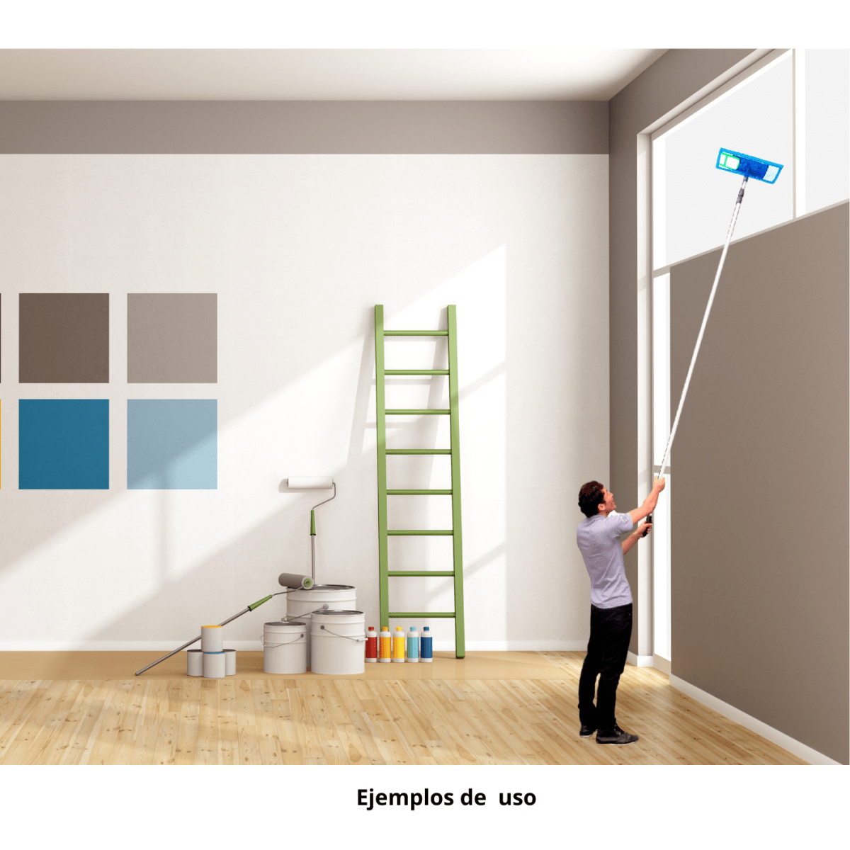 Mango telescopico de aluminio 240m2