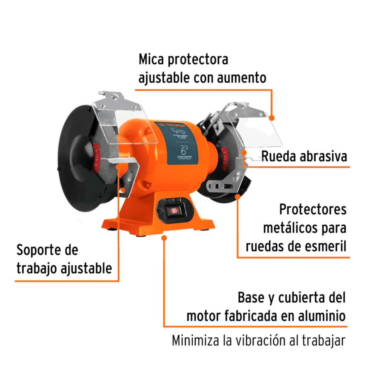 Esmeril amoladora de banco 6