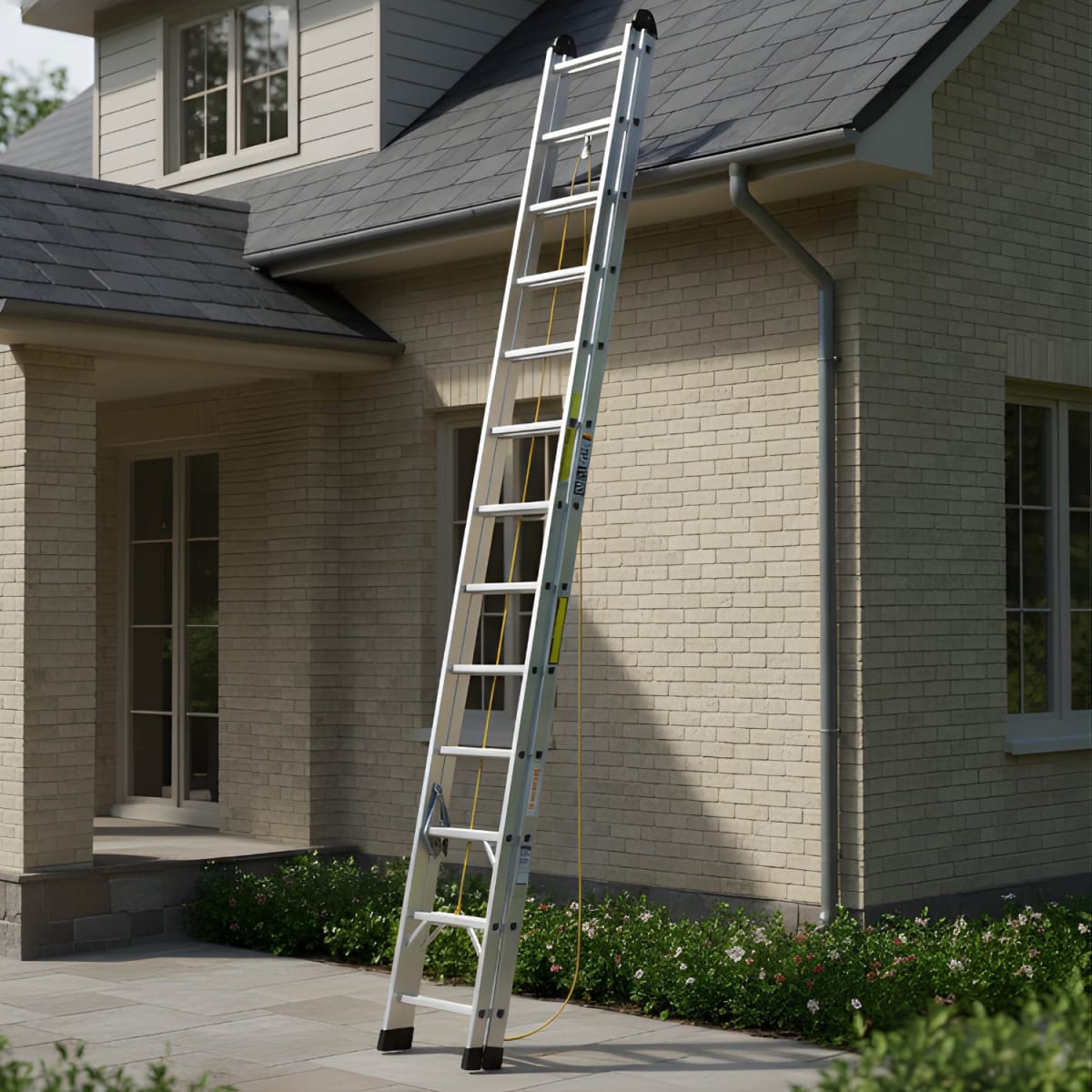 Escalera Telescópica 28 peldaños Soporta 150 Kg Truper2