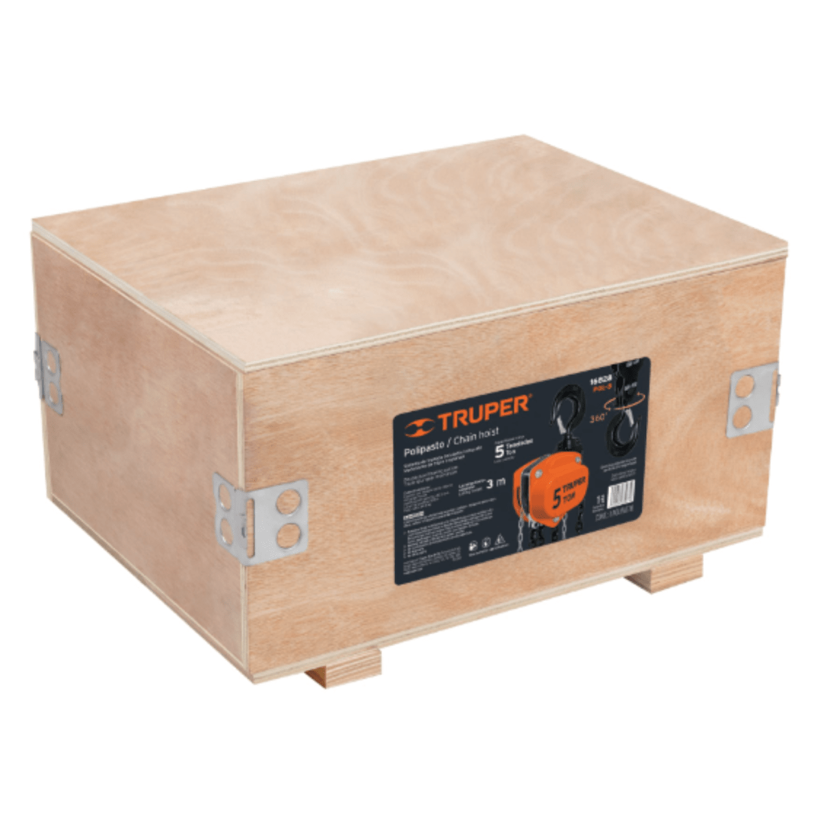 Tecle con cadena de 5 toneladas truper4
