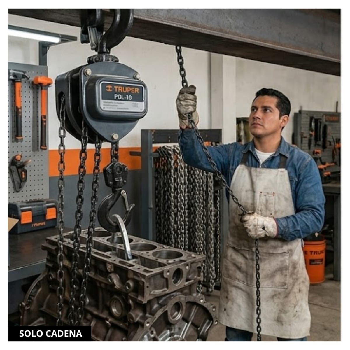 Cadena para tecle POL-10, Truper3