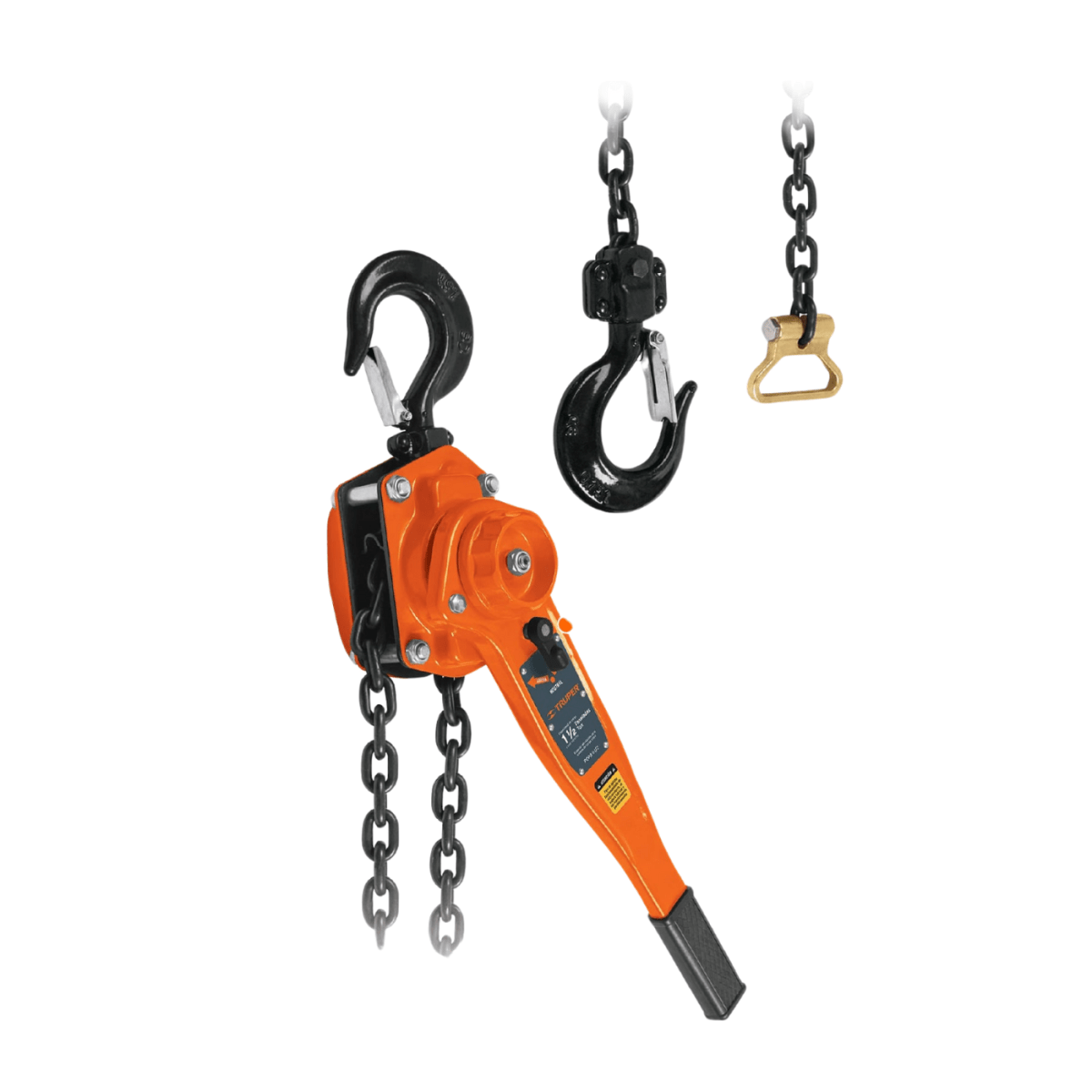 Tecle con ratchet de 1 1/2 toneladas truper1