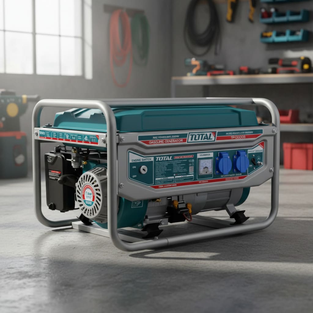 Generador gasolinero 3000w con arrancador eléctrico Industrial Total5