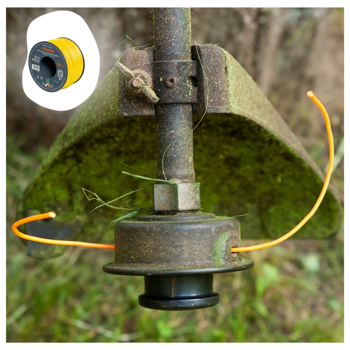 Hilos redondos 3 lb para desmalezadora 3.3 mm Truper3