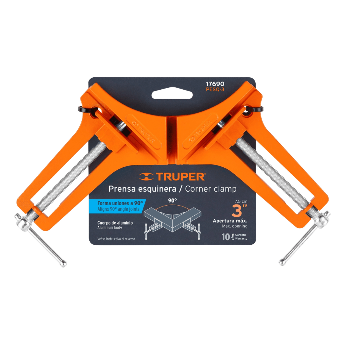 Combo Carpintero Prensa Esquinera + Prensa Resorte Truper2