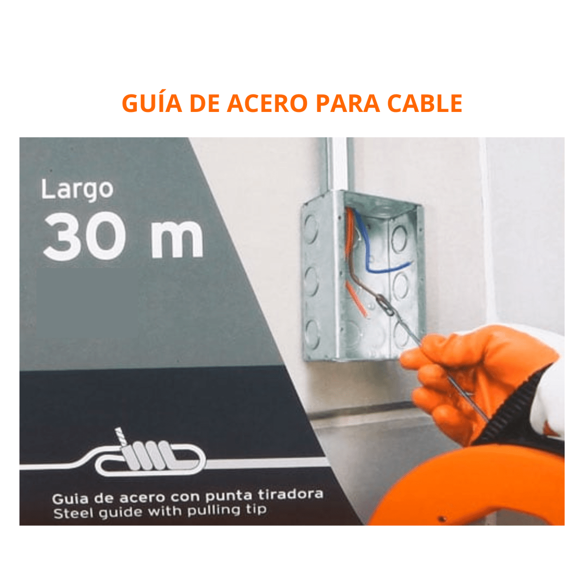 Wincha pasa cable 30 metros Truper5